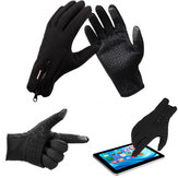 Winter-Sport-Fahrrad-Ski-Touchscreen-winddichte Fleece-Handschuhe